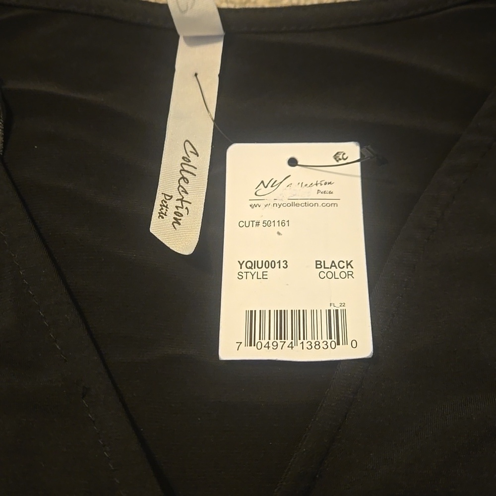 Ny Collection Womens Black Jumpsuit Size Small Petite - Picture 4 of 4